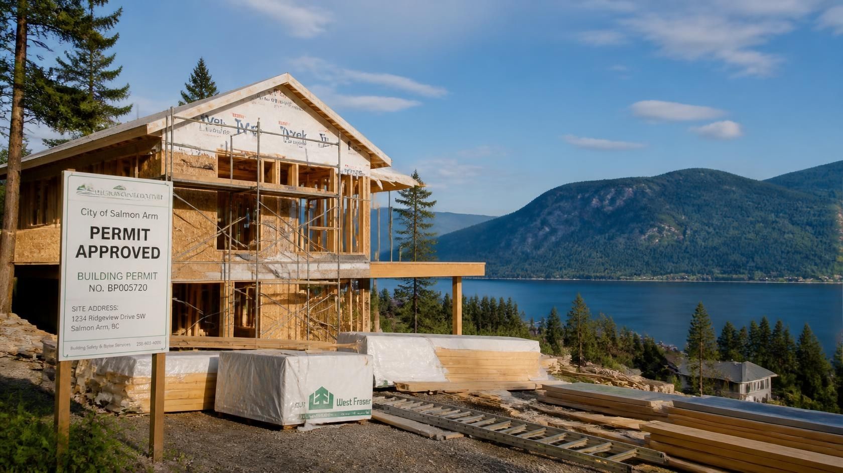 Shuswap building permits growth shown in new home construction